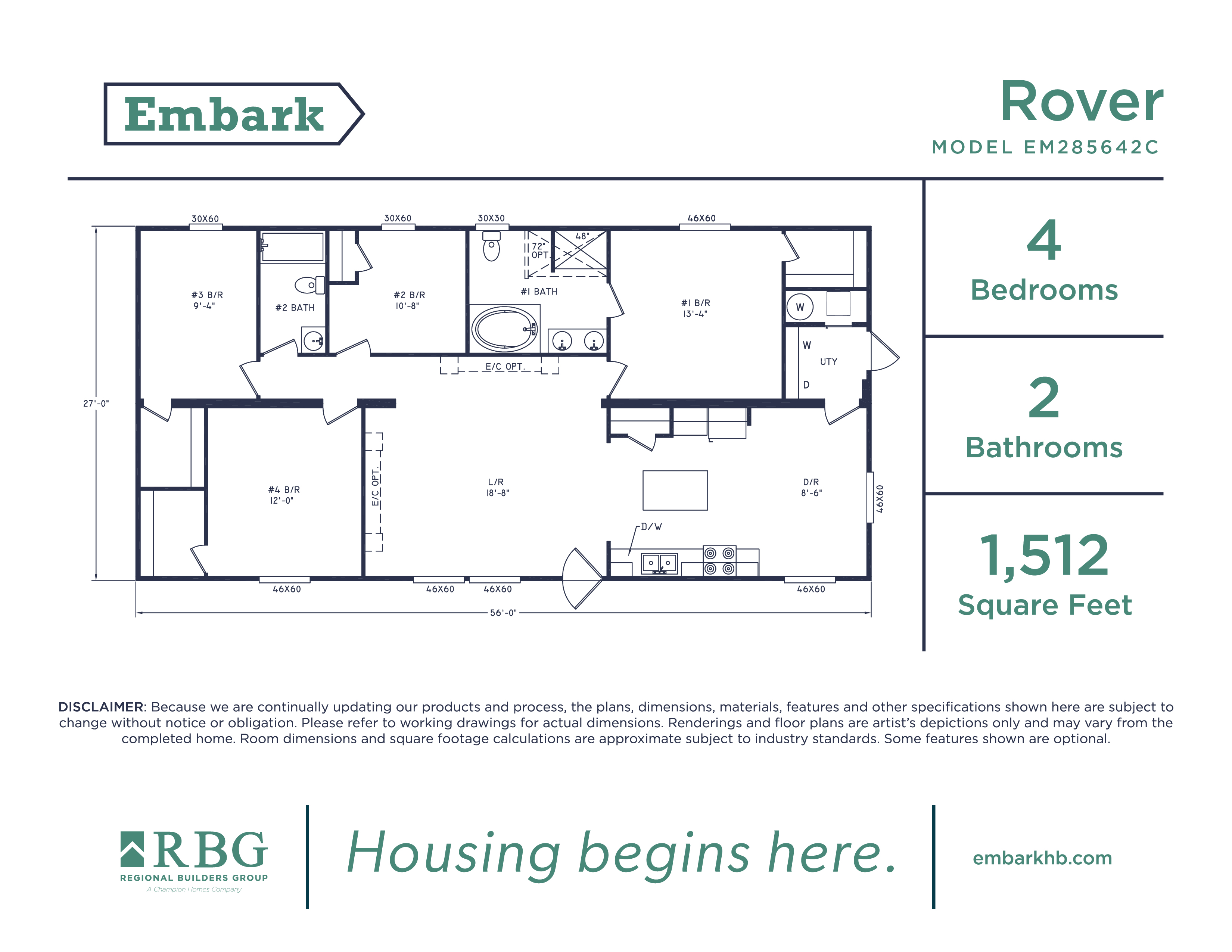 Rover Floor Plan