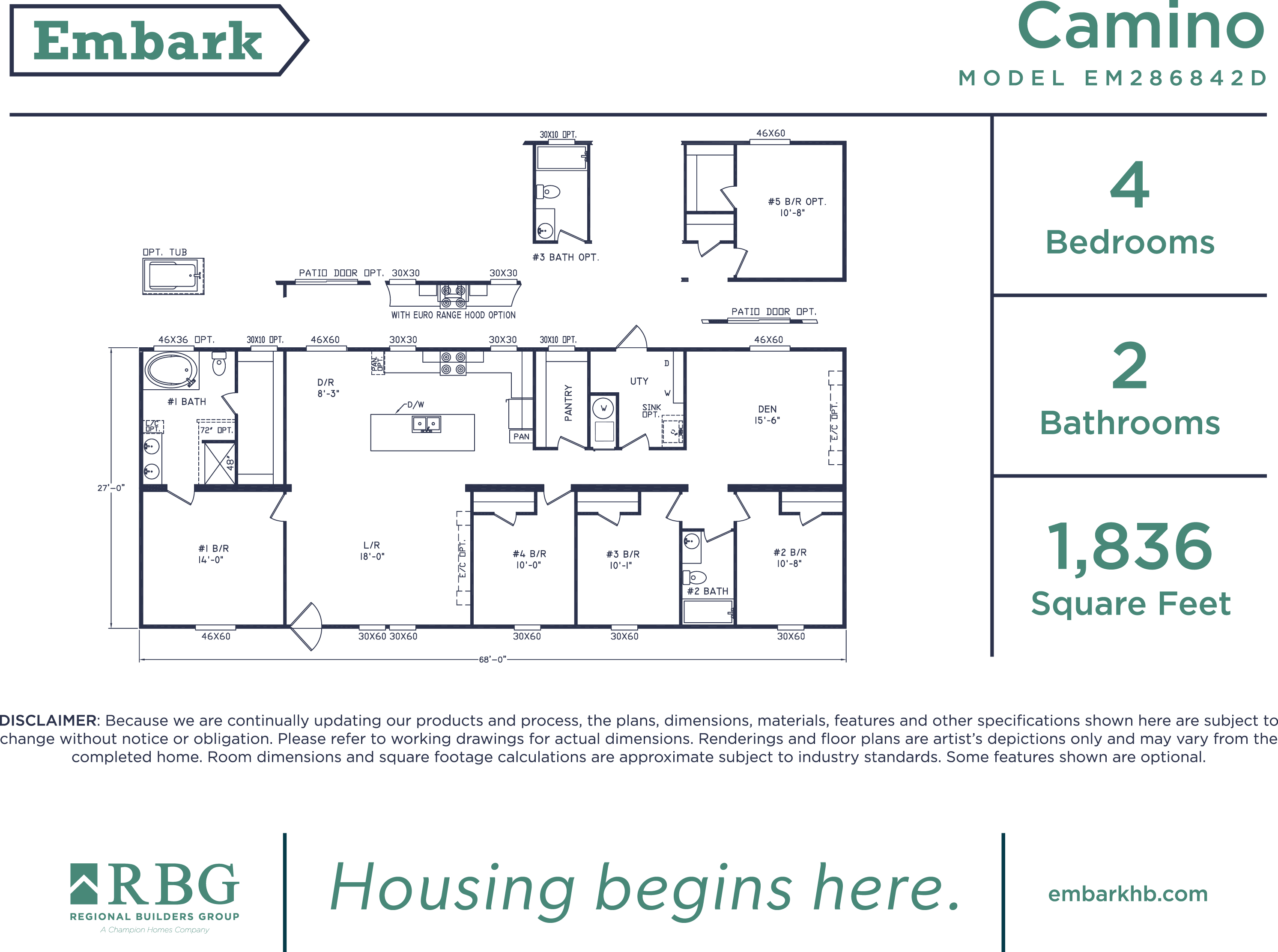 Camino PH Floor Plan