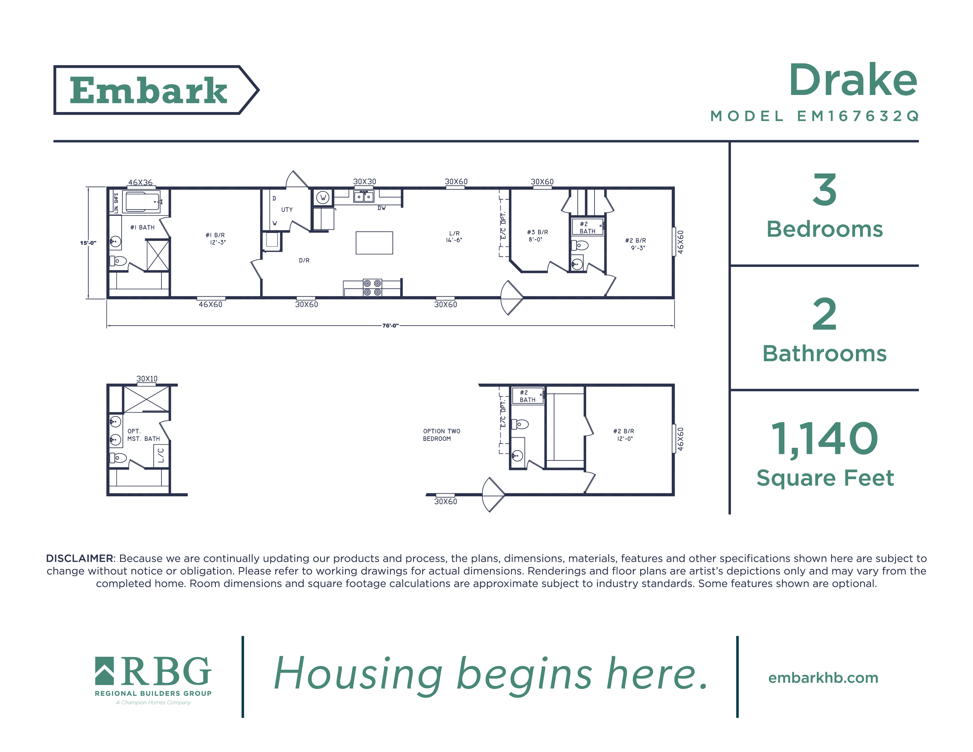 Drake Floor Plan