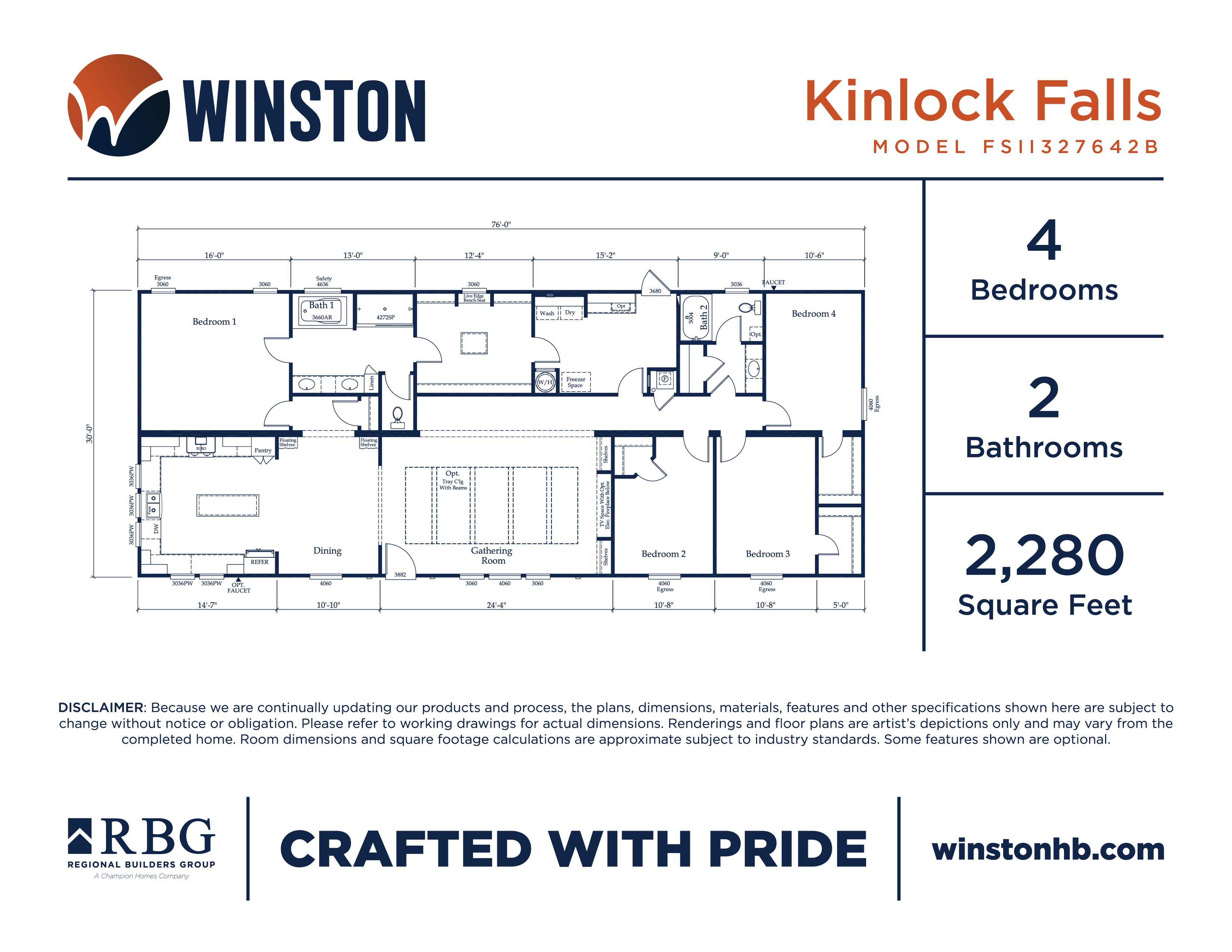 Kinlock Falls Floor Plan