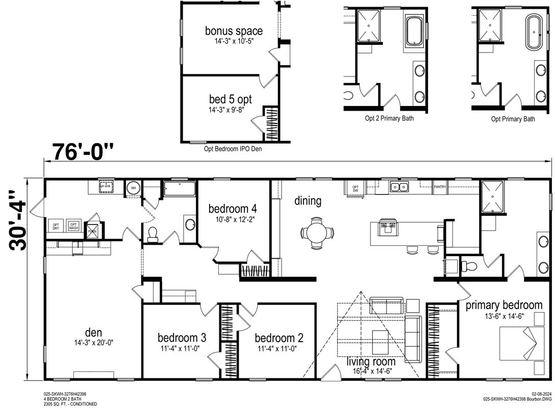 Bourbon Floor Plan