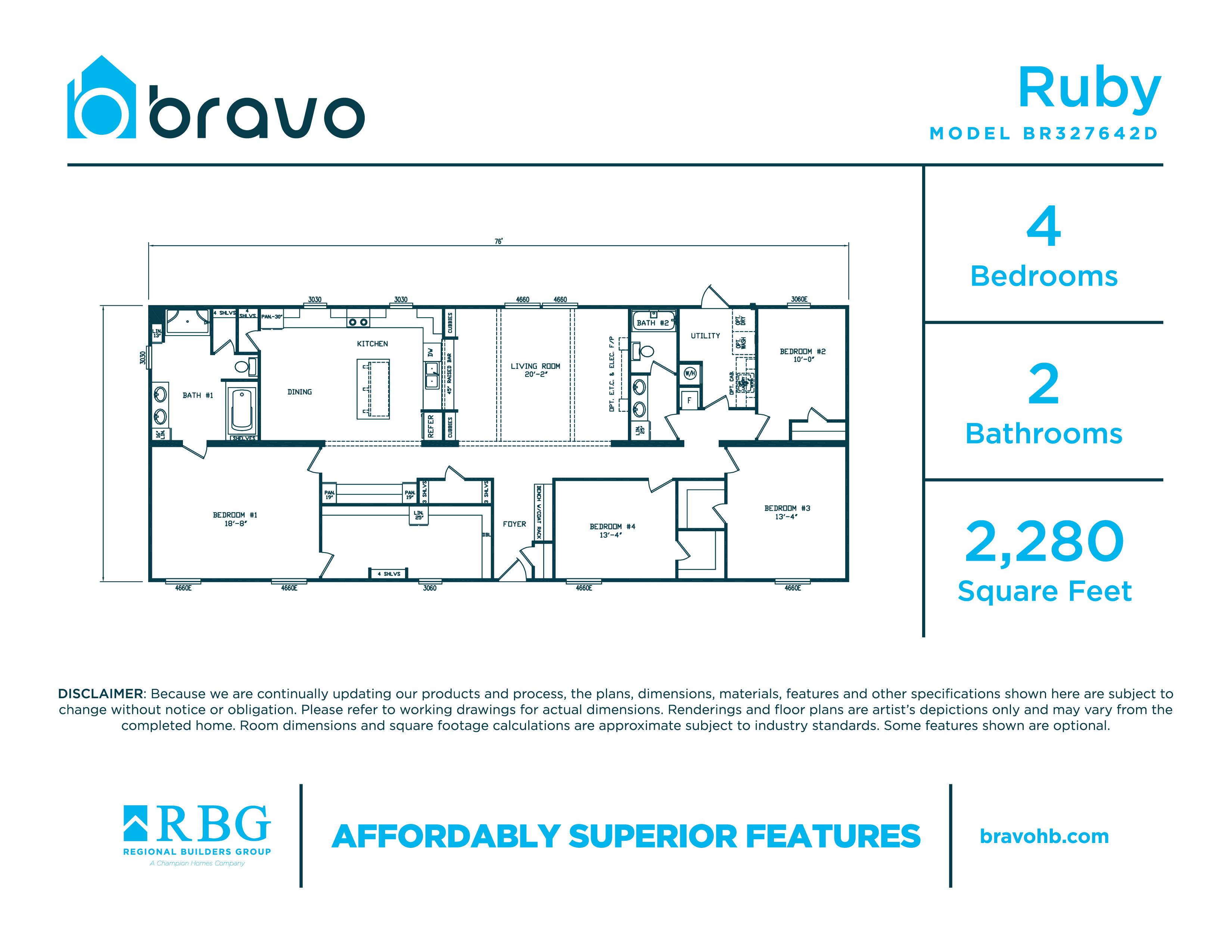 Ruby Floor Plan