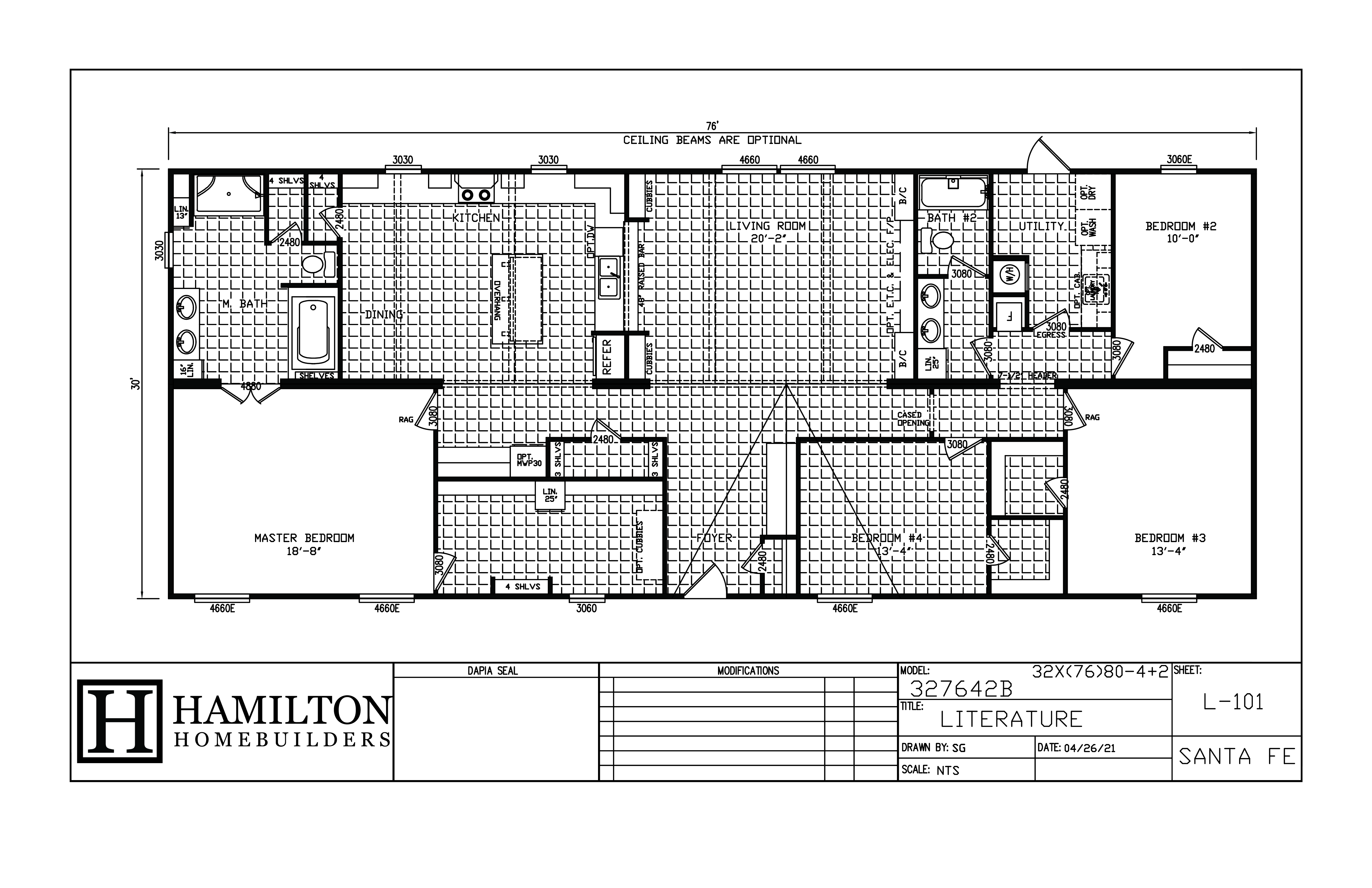 Santa Fe Floor Plan